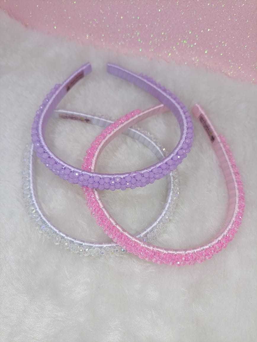 Tiara Cristal Bordado